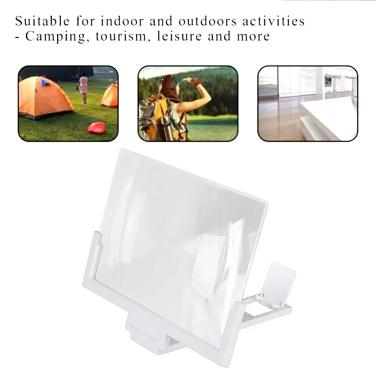 14 Inch Mobile Phone Screen Amplifier 3D Magnifying Glass Stand Magnifier HD Video Amplifier Phone Stand Enlarged Screen Bracket - LOCKDEALZ