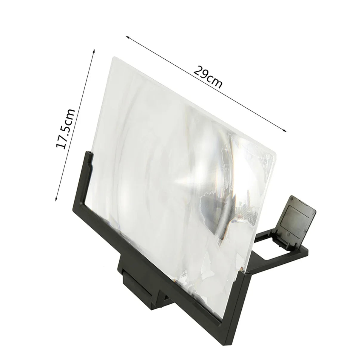 14 Inch Mobile Phone Screen Amplifier 3D Magnifying Glass Stand Magnifier HD Video Amplifier Phone Stand Enlarged Screen Bracket - LOCKDEALZ