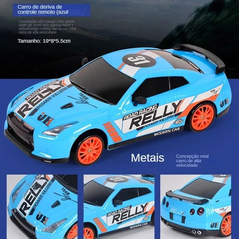 2.4G High speed Drift Rc Car 4WD Toy Remote Control AE86 Model GTR Vehicle Car RC Racing Cars Toy for Children Christmas Gifts - LOCKDEALZ