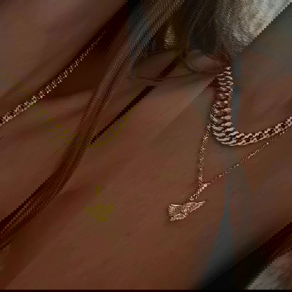2023 Fashion Multilayer Boho Colorful Bead Chain Necklace For Women Female Crystal Water Drop Metal Letter Pendant Jewelry Gift - LOCKDEALZ
