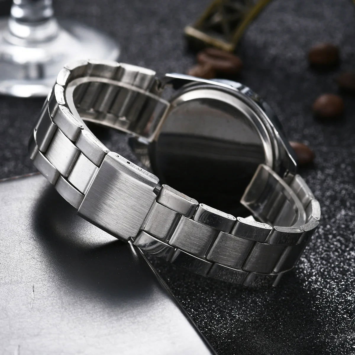 2023 Women Crystal Diamond Watches Luxury Brand Gold WristWatch Stainless Steel Women's Watch Clock Leisure Reloj Mujer TVK - LOCKDEALZ