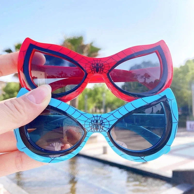 2024 Disney Spiderman Sunglasses Plastic Action Toys Figure Anime Spider Cartoon Fashion Sunglasses Cute Gifts For kids toys - LOCKDEALZ