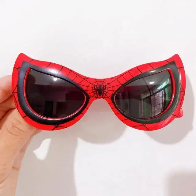 2024 Disney Spiderman Sunglasses Plastic Action Toys Figure Anime Spider Cartoon Fashion Sunglasses Cute Gifts For kids toys - LOCKDEALZ