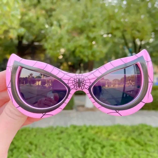 2024 Disney Spiderman Sunglasses Plastic Action Toys Figure Anime Spider Cartoon Fashion Sunglasses Cute Gifts For kids toys - LOCKDEALZ