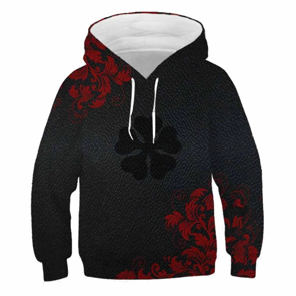 2024 New Japanese Anime Naruto Role-playing Costume Boy Hoodie Sweatshirt Hat Children's Top Harajuku Street Wear - LOCKDEALZ
