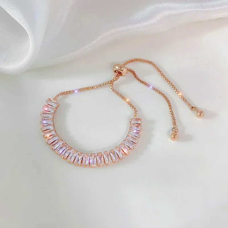 2024 New Korea New Fashion Letter D Star Simple Vintage Pendant Bracelet Woman Stainless Steel Bracelet Luxury Original Jewelry - LOCKDEALZ