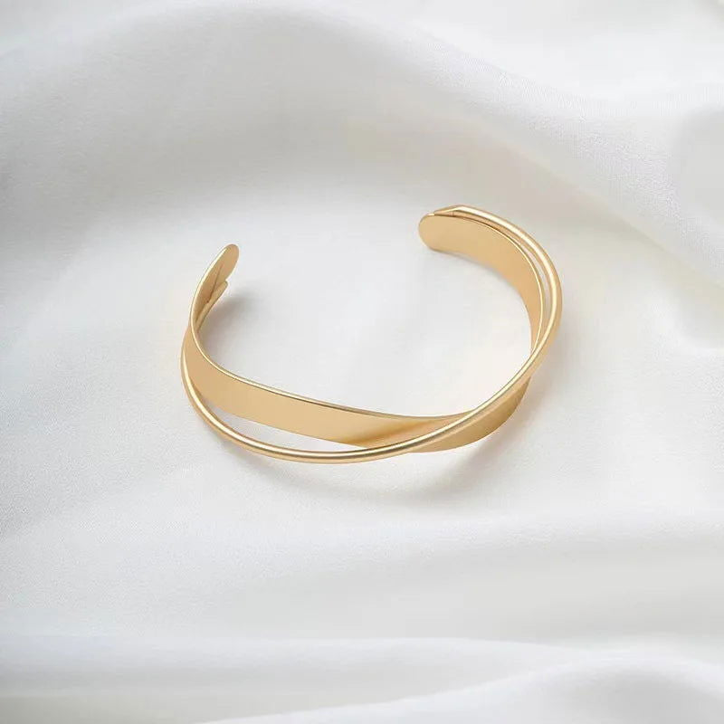 2024 New Korea New Fashion Letter D Star Simple Vintage Pendant Bracelet Woman Stainless Steel Bracelet Luxury Original Jewelry - LOCKDEALZ