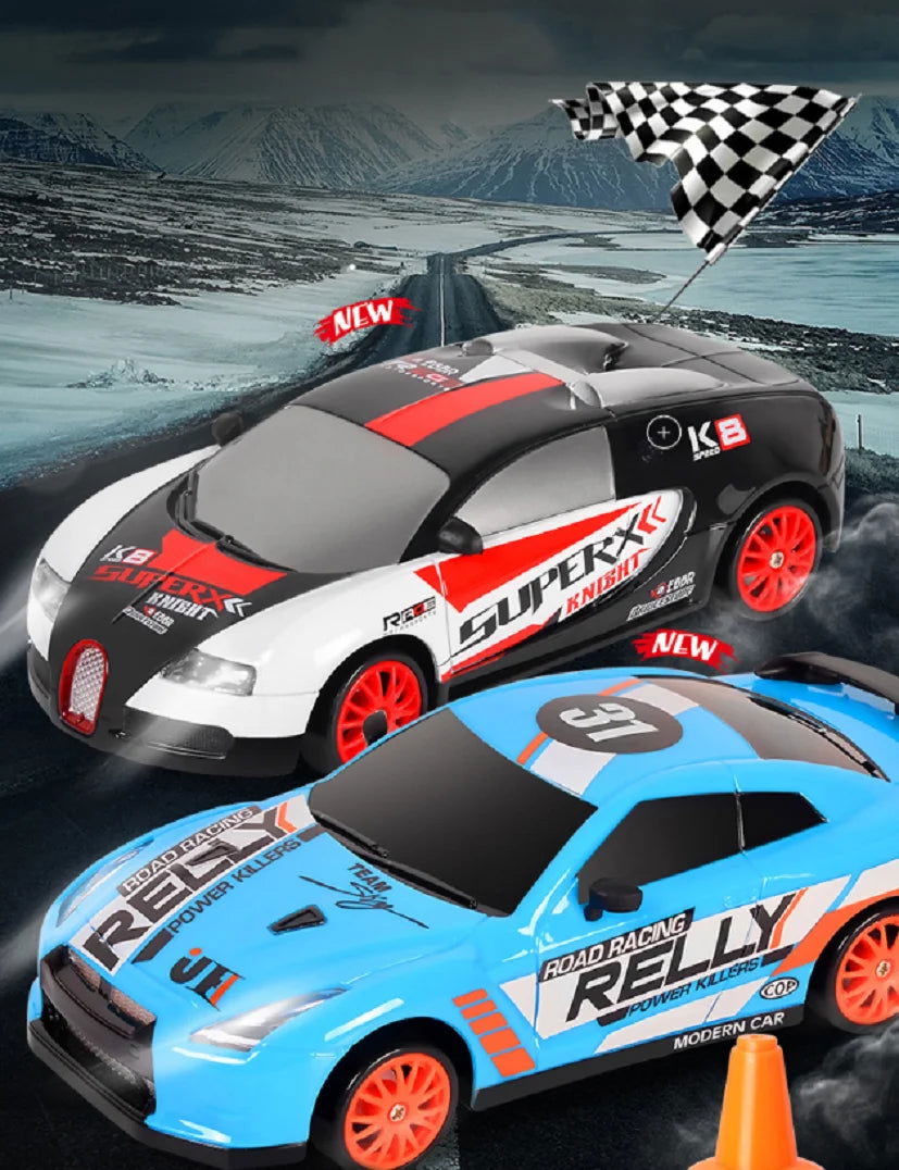20Km/h RC Car Toys 1/24 2.4G High Speed Remote Control Mini Scale Model Vehicle Electric AE86 Drift Racing Car Gift for Kids - LOCKDEALZ