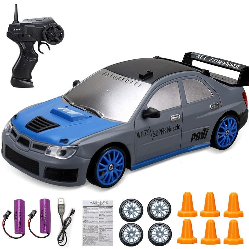 20Km/h RC Car Toys 1/24 2.4G High Speed Remote Control Mini Scale Model Vehicle Electric AE86 Drift Racing Car Gift for Kids - LOCKDEALZ