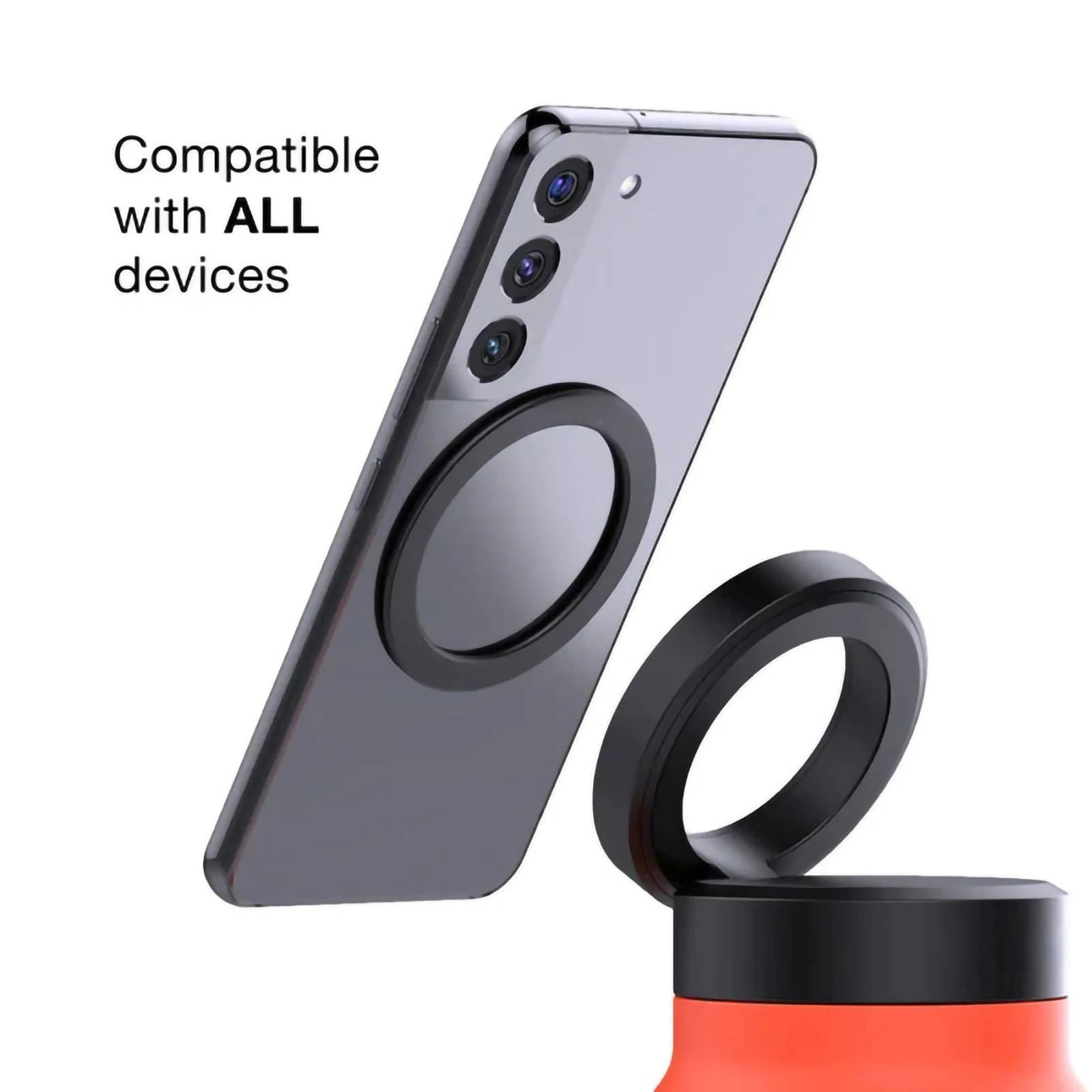 24Oz Insulated Water Bottle with Magnetic Phone Mount - LOCKDEALZ