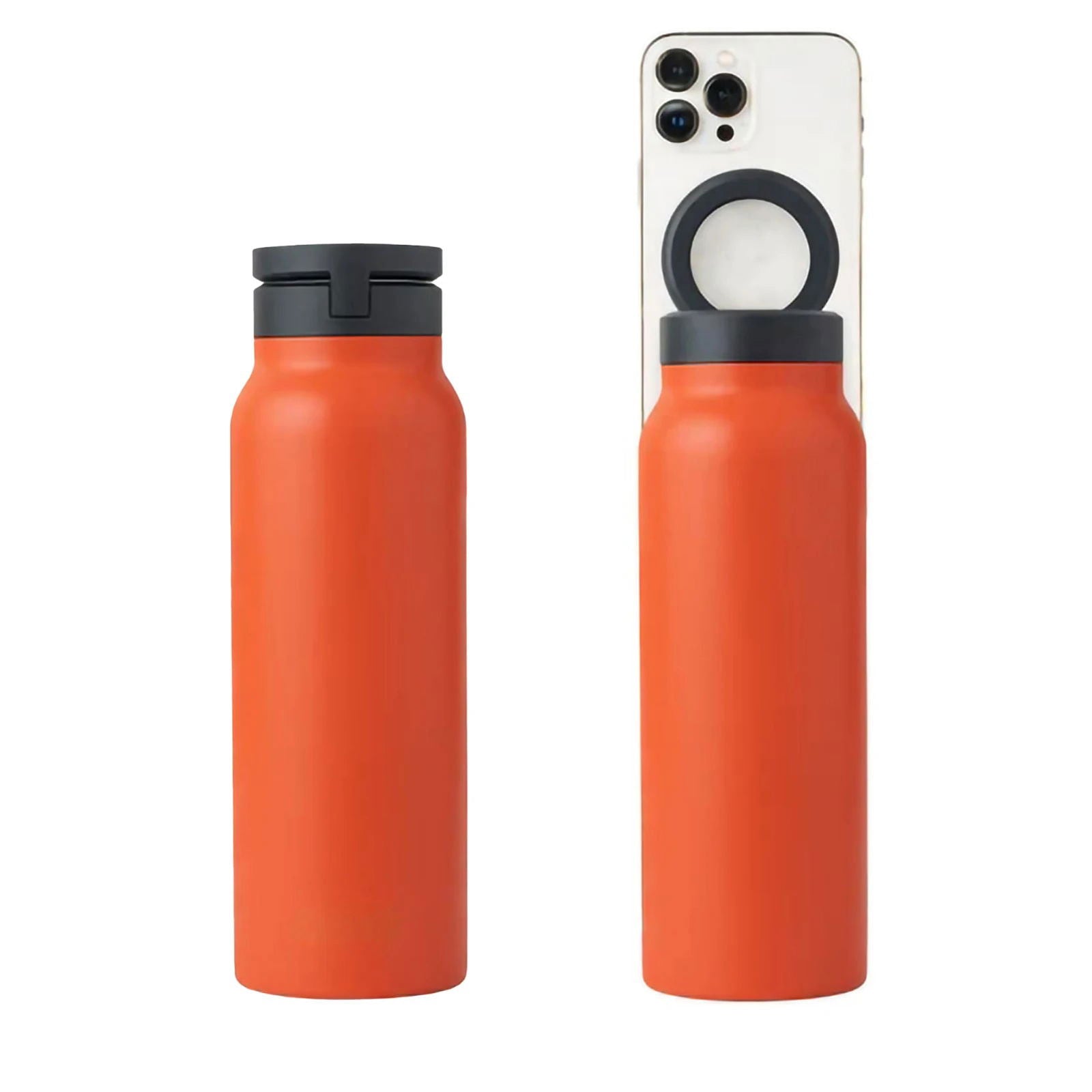 24Oz Insulated Water Bottle with Magnetic Phone Mount - LOCKDEALZ