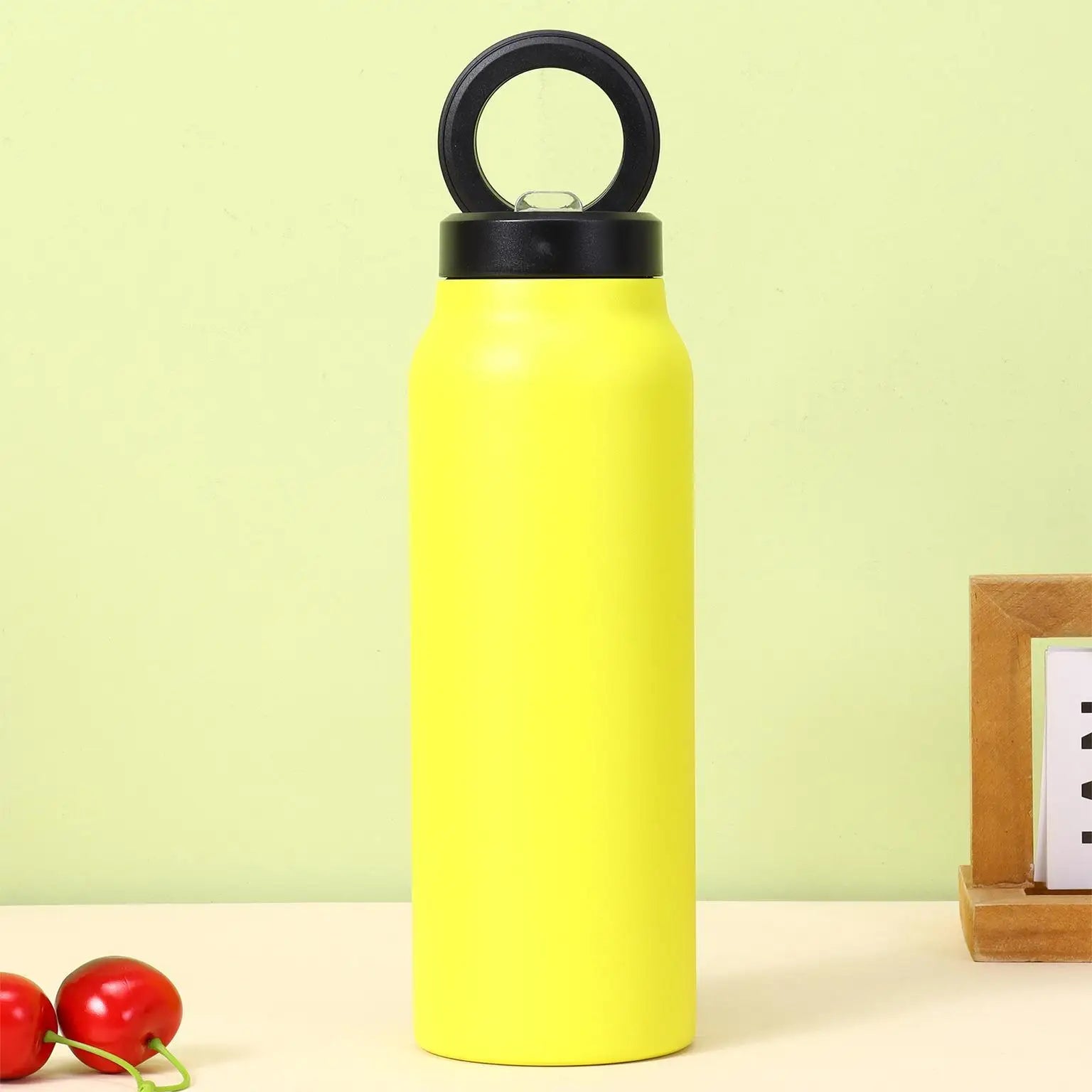 24Oz Insulated Water Bottle with Magnetic Phone Mount - LOCKDEALZ