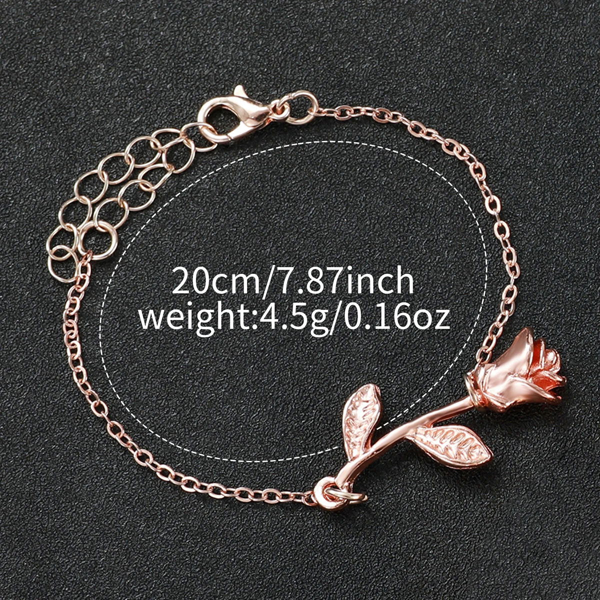 2PCS/Set Fashion Flower Dial Women's Watch Leather Band Analog Quartz Watches Rose BraceletSet(Without Box) - LOCKDEALZ