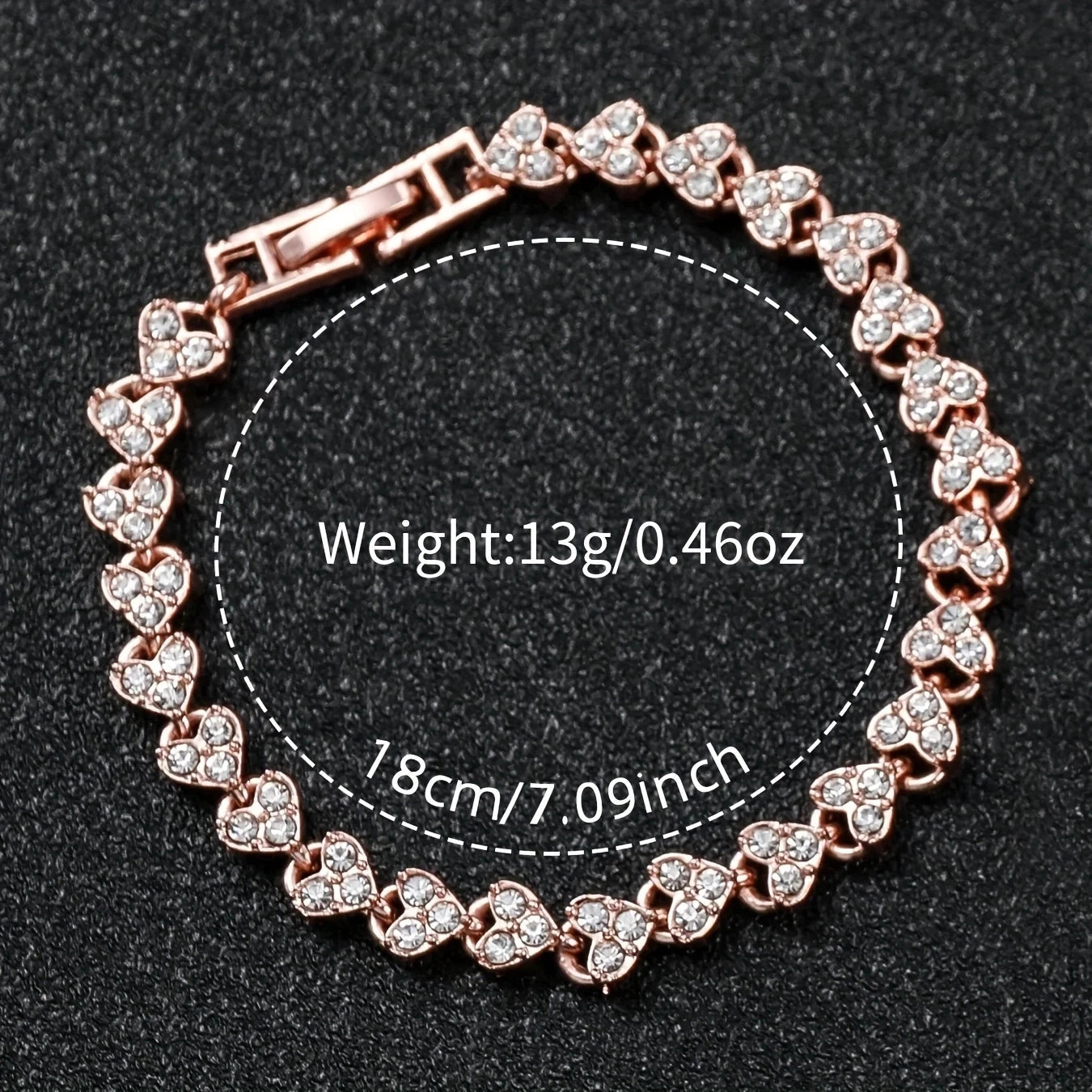 2PCS/Set Fashion Heart Dial Women's Watches Leather Band Quartz Watch Rhinestone Bracelet Set - LOCKDEALZ