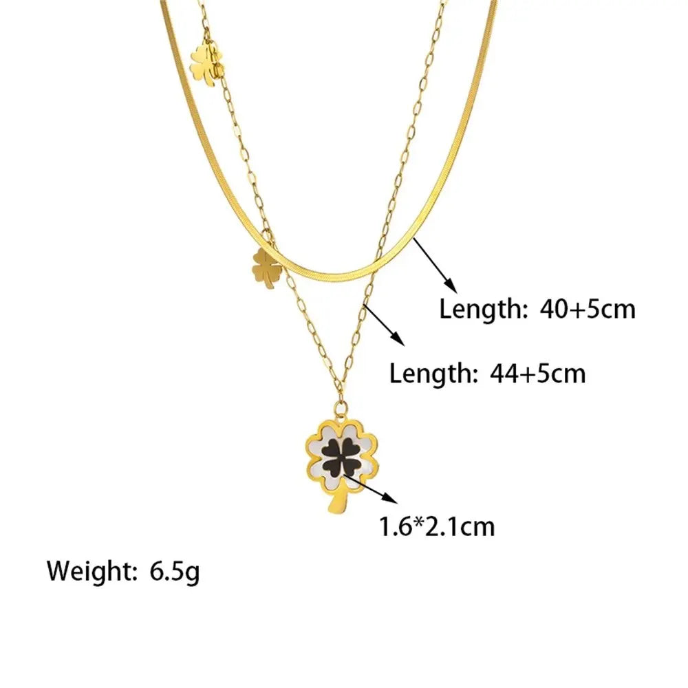 2 PCS Set Metal Leaves Epoxy Earring Necklace Set Shinny Gold Color Metal Heart Fatima Hand Colorful Epoxy Women Jewelry Set - LOCKDEALZ