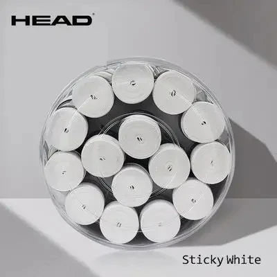 60pcs/lot HEAD Tennis Overgrip Padel Racket Single Tenis Grip Tape Anti Slip Outdoor Training Sweatband Badminton Accessories - LOCKDEALZ