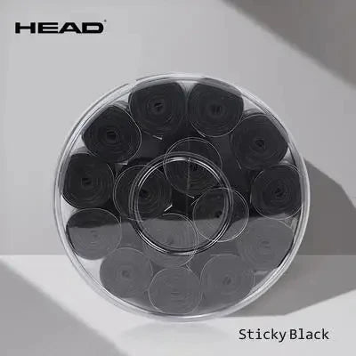 60pcs/lot HEAD Tennis Overgrip Padel Racket Single Tenis Grip Tape Anti Slip Outdoor Training Sweatband Badminton Accessories - LOCKDEALZ