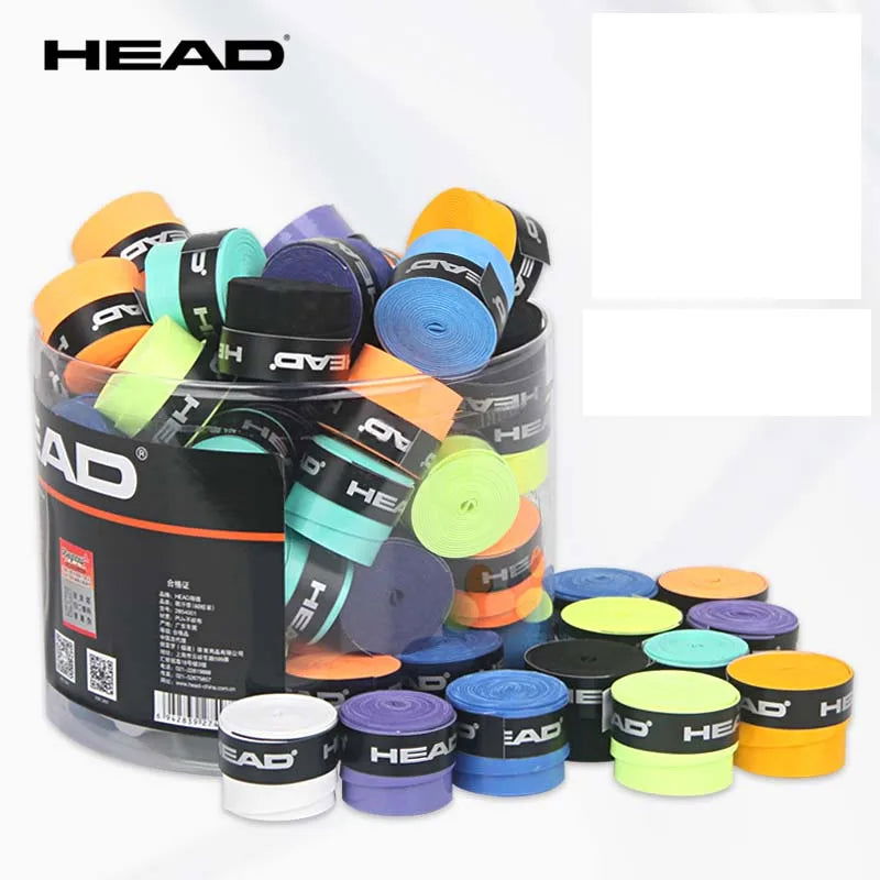 6 Pieces Original HEAD Overgrip Anti Slip Tennis Racket Sweatband Grips Padel Shock Absorption Grip Tape Training Accessories - LOCKDEALZ
