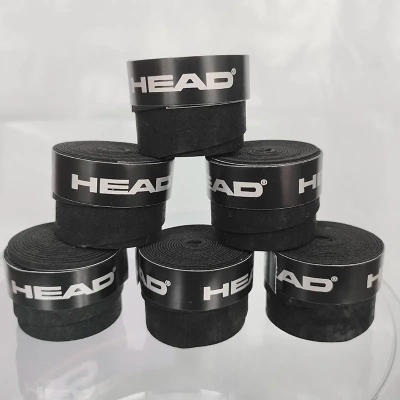 6 Pieces Original HEAD Overgrip Anti Slip Tennis Racket Sweatband Grips Padel Shock Absorption Grip Tape Training Accessories - LOCKDEALZ