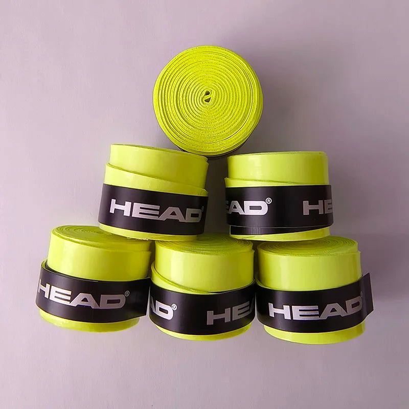 6 Pieces Original HEAD Overgrip Anti Slip Tennis Racket Sweatband Grips Padel Shock Absorption Grip Tape Training Accessories - LOCKDEALZ