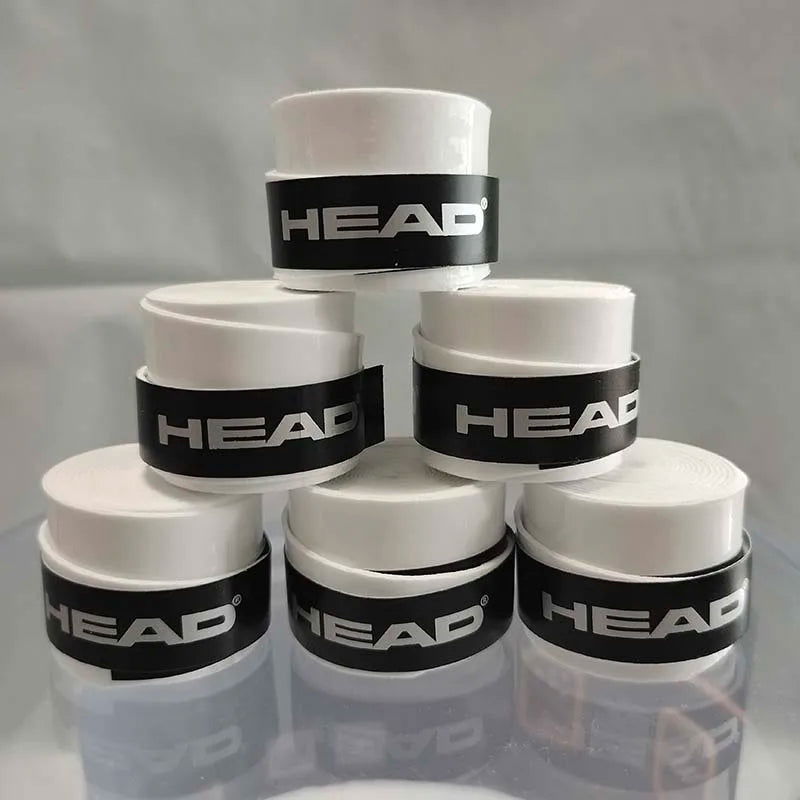 6 Pieces Original HEAD Overgrip Anti Slip Tennis Racket Sweatband Grips Padel Shock Absorption Grip Tape Training Accessories - LOCKDEALZ