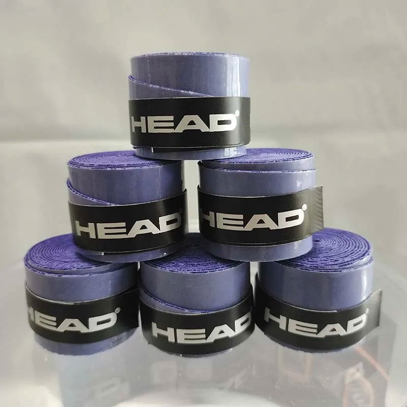 6 Pieces Original HEAD Overgrip Anti Slip Tennis Racket Sweatband Grips Padel Shock Absorption Grip Tape Training Accessories - LOCKDEALZ