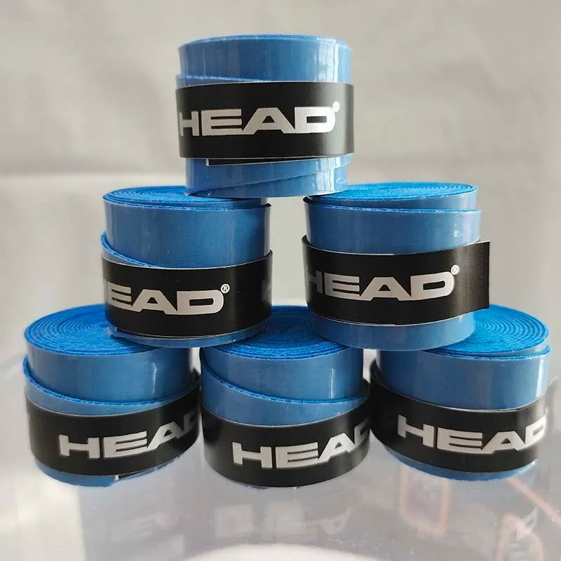 6 Pieces Original HEAD Overgrip Anti Slip Tennis Racket Sweatband Grips Padel Shock Absorption Grip Tape Training Accessories - LOCKDEALZ