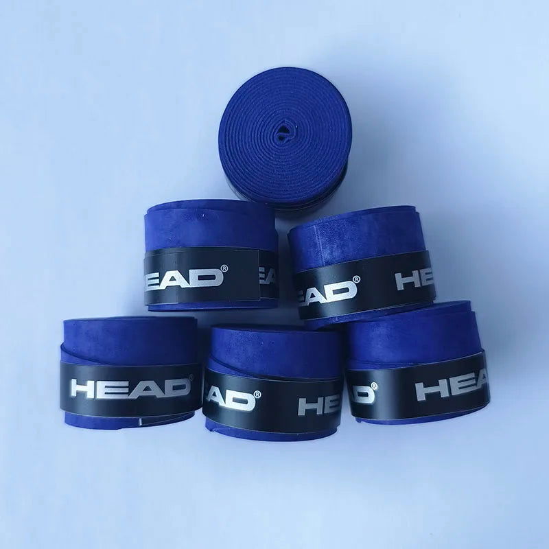 6 Pieces Original HEAD Overgrip Anti Slip Tennis Racket Sweatband Grips Padel Shock Absorption Grip Tape Training Accessories - LOCKDEALZ
