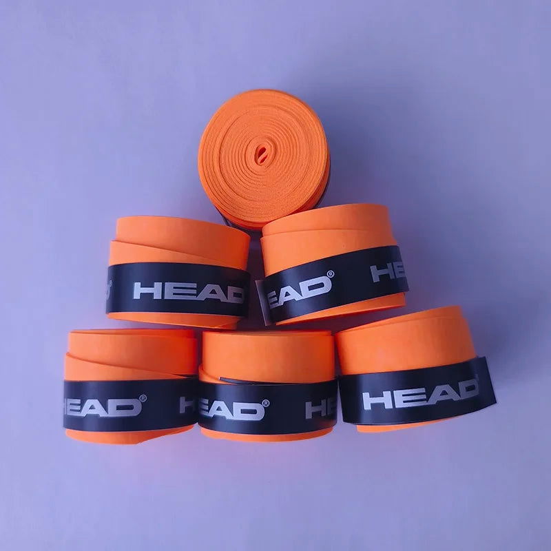 6 Pieces Original HEAD Overgrip Anti Slip Tennis Racket Sweatband Grips Padel Shock Absorption Grip Tape Training Accessories - LOCKDEALZ