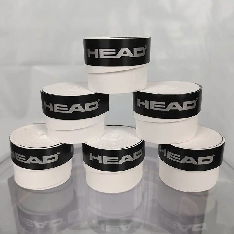 6 Pieces Original HEAD Overgrip Anti Slip Tennis Racket Sweatband Grips Padel Shock Absorption Grip Tape Training Accessories - LOCKDEALZ