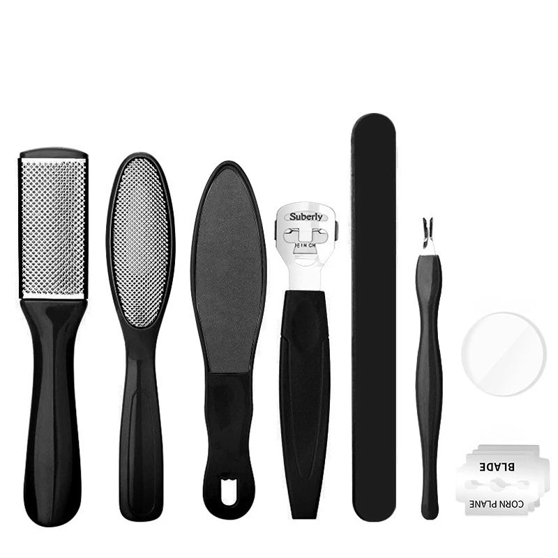 8 Piece Set Foot Octopus Fish Eye Exfoliating Heel Sharpener Heel Cramping Heel Cramping Heel Crackles Removal Files Heel Sole - LOCKDEALZ