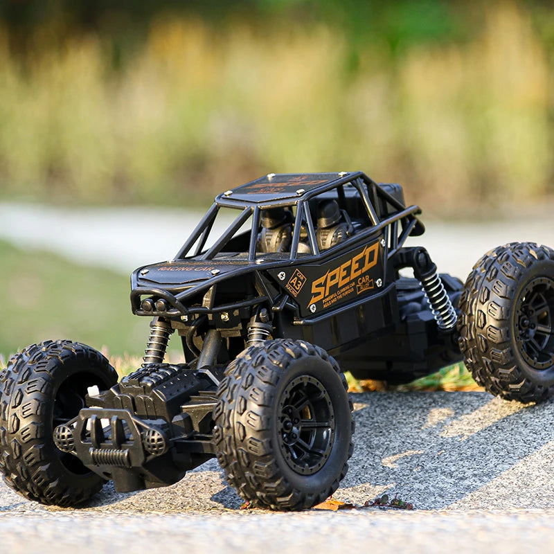 Alloy climbing mountain monster 4WD remote control car toy model 1:16 off-road vehicle rock climbing car remote control for chil - LOCKDEALZ
