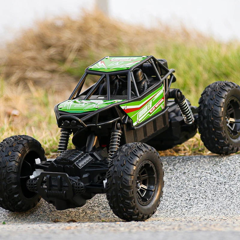 Alloy climbing mountain monster 4WD remote control car toy model 1:16 off-road vehicle rock climbing car remote control for chil - LOCKDEALZ