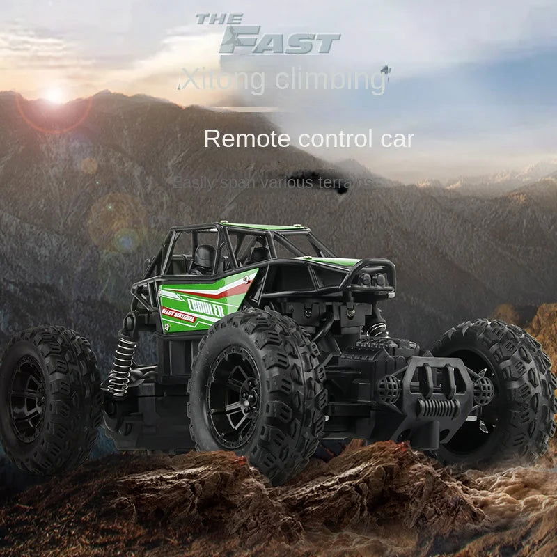Alloy climbing mountain monster 4WD remote control car toy model 1:16 off-road vehicle rock climbing car remote control for chil - LOCKDEALZ