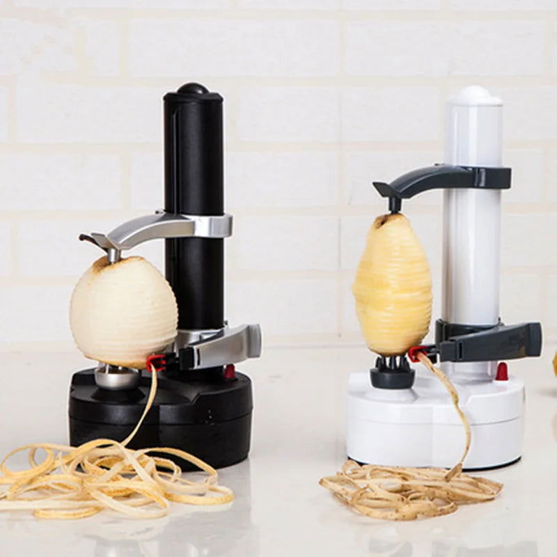 Automatic Fruit Vegetable Potato Peeler Electric Vegetable Fruit Tool Multi-functional Peeling Cutter Kitchen Gadget Accessories - LOCKDEALZ