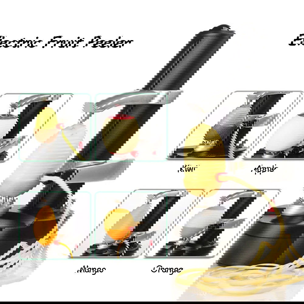 Automatic Fruit Vegetable Potato Peeler Electric Vegetable Fruit Tool Multi-functional Peeling Cutter Kitchen Gadget Accessories - LOCKDEALZ