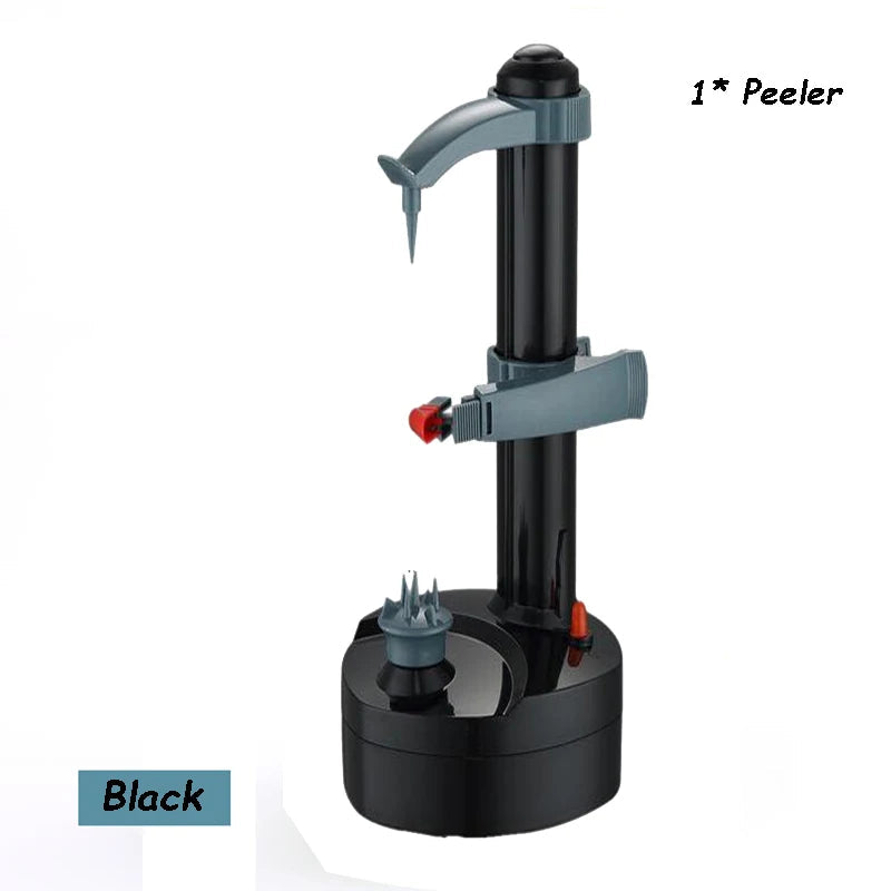 Automatic Fruit Vegetable Potato Peeler Electric Vegetable Fruit Tool Multi-functional Peeling Cutter Kitchen Gadget Accessories - LOCKDEALZ