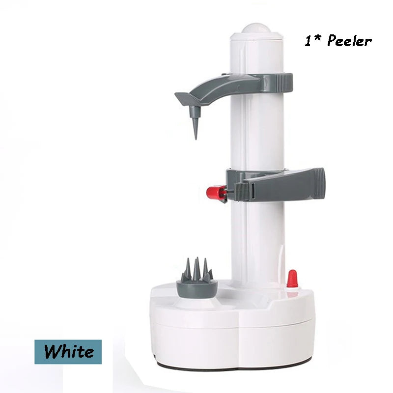 Automatic Fruit Vegetable Potato Peeler Electric Vegetable Fruit Tool Multi-functional Peeling Cutter Kitchen Gadget Accessories - LOCKDEALZ