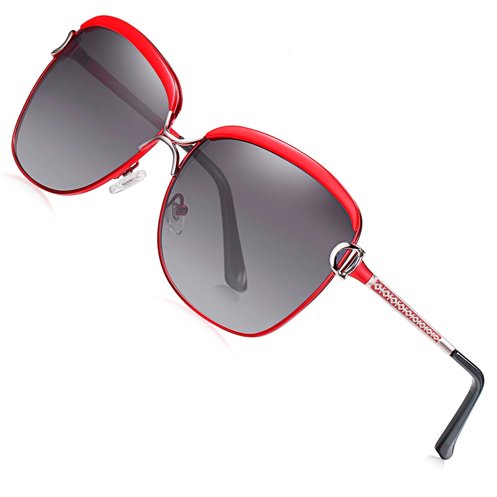 BARCUR Polarized Ladies Sunglasses Women Gradient Lens Round Sun Glasses Square Luxury Brand Oculos Lunette De Soleil Femme - LOCKDEALZ