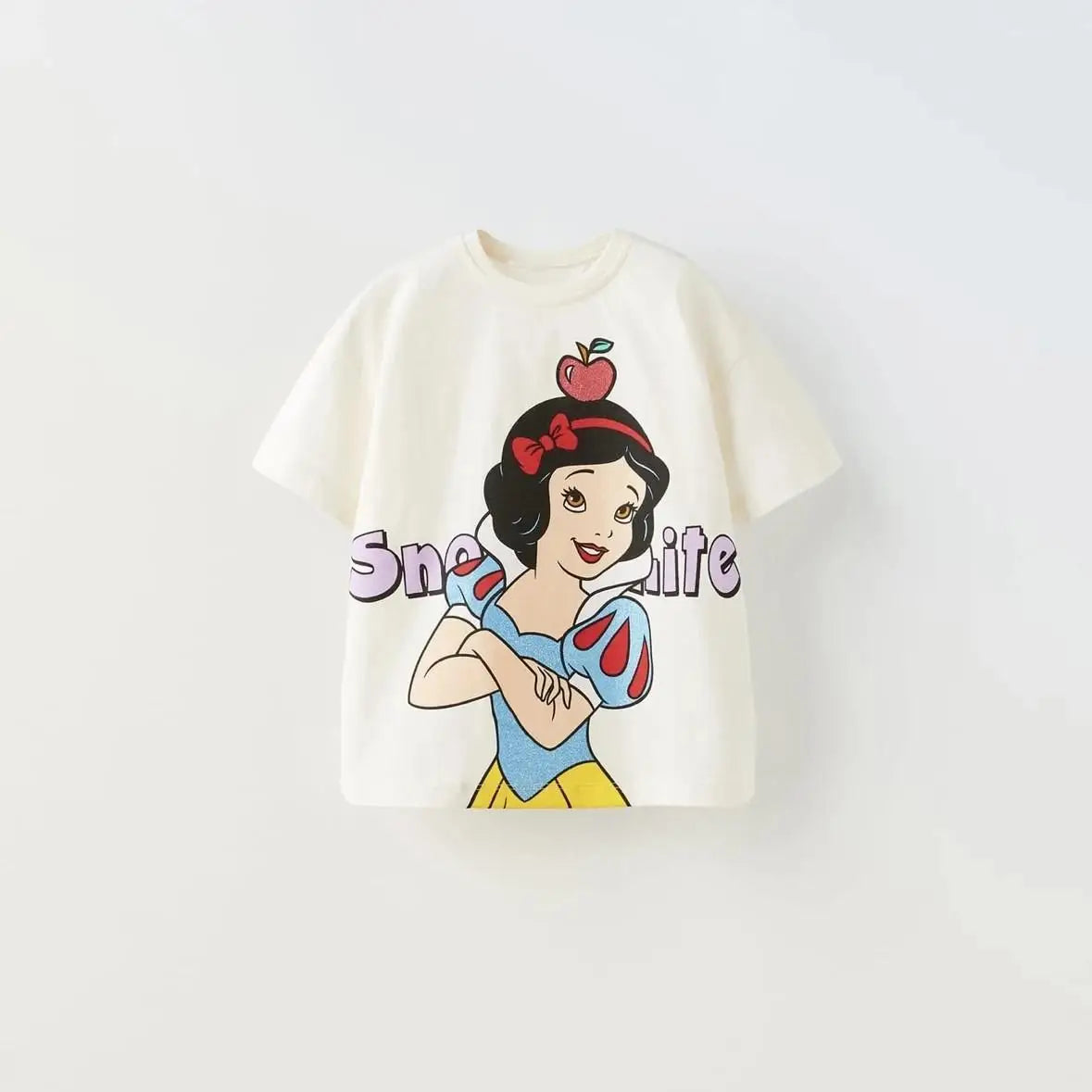 Baby Girl Disney Cartoon T-shirt Summer Clothing Popular Design Fashion Children Short Sleeve Tshirts Kids Girls' Tees Tops - LOCKDEALZ