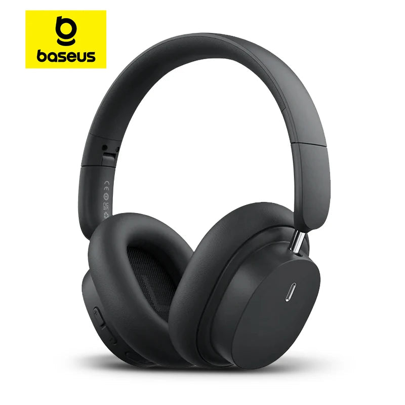 Baseus Bowie D05 Headphones Wireless Earphone Bluetooth 5.3 Headset HiFI Stereo Fones Foldable Wireless Wired Dual Use Headphone - LOCKDEALZ