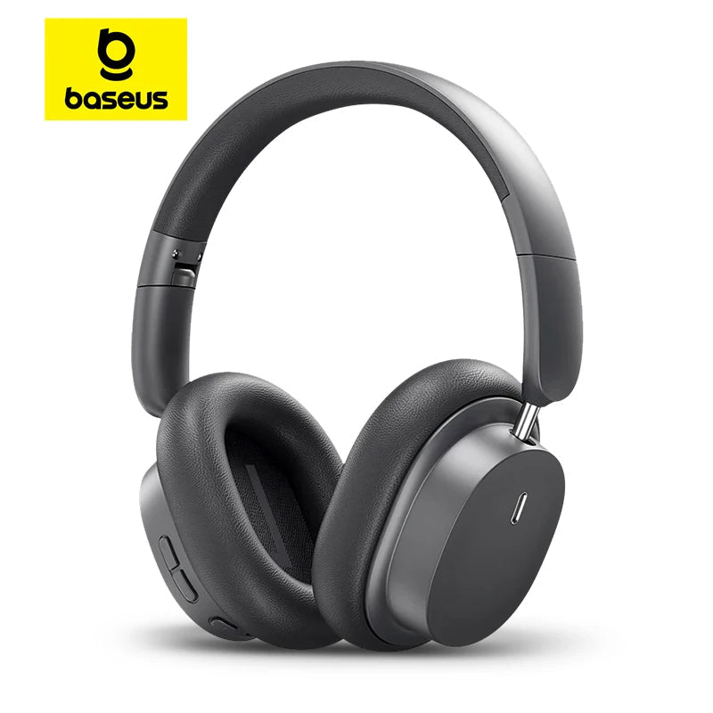 Baseus Bowie D05 Headphones Wireless Earphone Bluetooth 5.3 Headset HiFI Stereo Fones Foldable Wireless Wired Dual Use Headphone - LOCKDEALZ