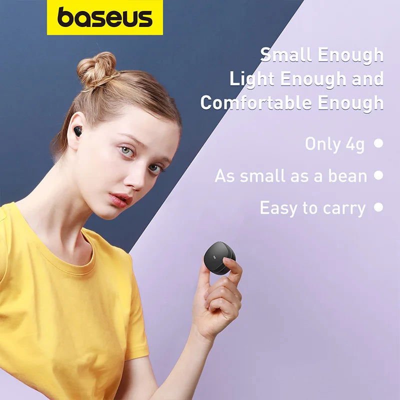 Baseus Bowie WM01 TWS Wireless Earphones Bluetooth 5.3 Earphone HD Headphones Touch Control Earbuds for iOS/Android Headphones - LOCKDEALZ
