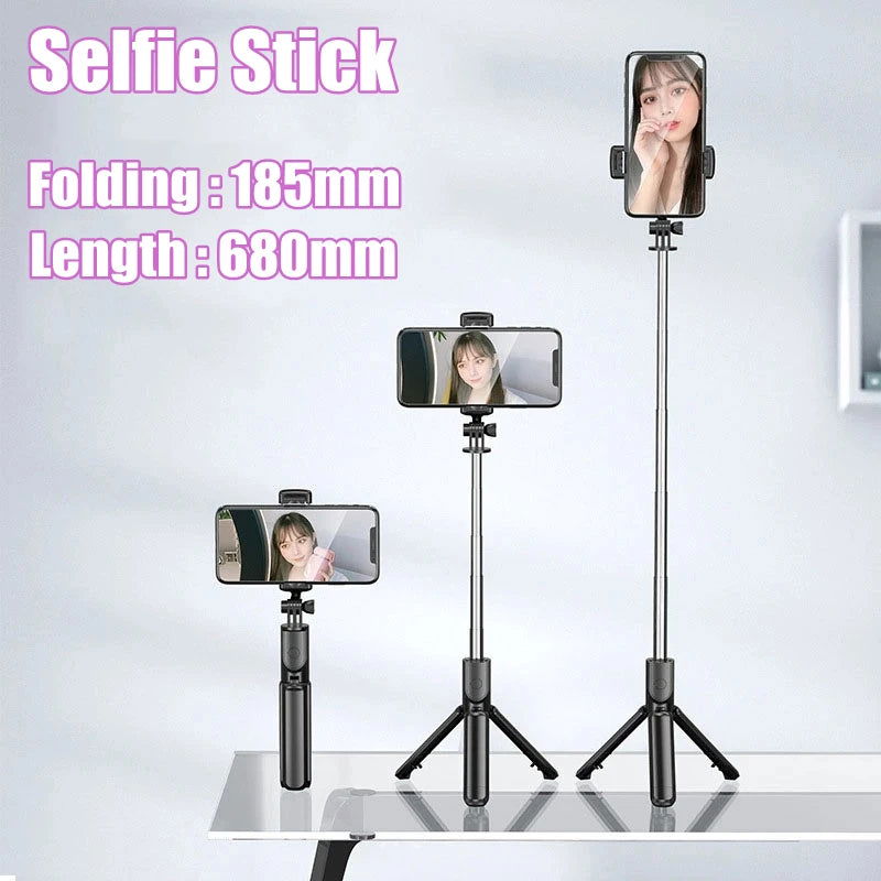 COOL DIER Wireless Bluetooth Selfie Stick Tripod With Remote Shutter Foldable Phone holder Monopod For iphone Smartphone New hot - LOCKDEALZ