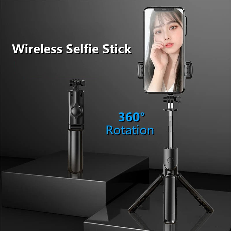 COOL DIER Wireless Bluetooth Selfie Stick Tripod With Remote Shutter Foldable Phone holder Monopod For iphone Smartphone New hot - LOCKDEALZ