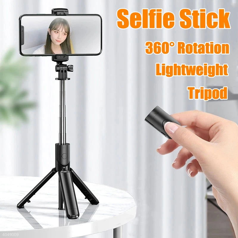 COOL DIER Wireless Bluetooth Selfie Stick Tripod With Remote Shutter Foldable Phone holder Monopod For iphone Smartphone New hot - LOCKDEALZ