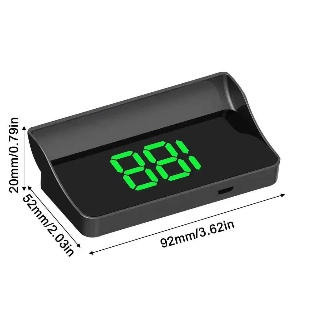 Car Head Up HD Display GPS Speedometer Speed KMH Digital HUD Windshield Projector For All Cars Auto Electronics Accessories - LOCKDEALZ