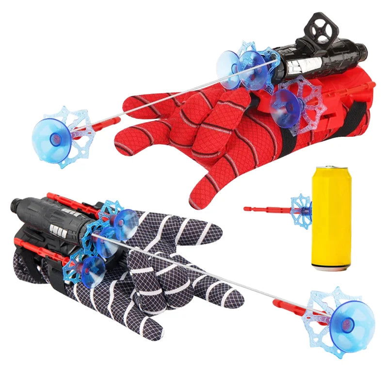 Cartoon Superhero Spider Silk Launcher Toys Funny Pests Eliminator Toy Anime Figures Cosplay Spiders Web Launcher Toys Kids Gift - LOCKDEALZ
