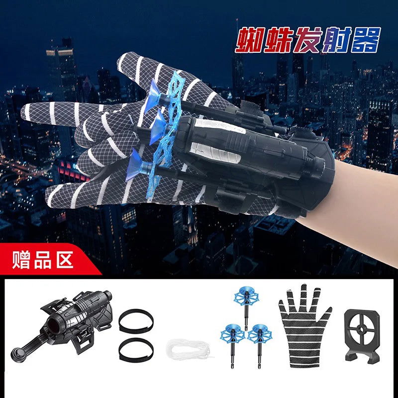 Cartoon Superhero Spider Silk Launcher Toys Funny Pests Eliminator Toy Anime Figures Cosplay Spiders Web Launcher Toys Kids Gift - LOCKDEALZ