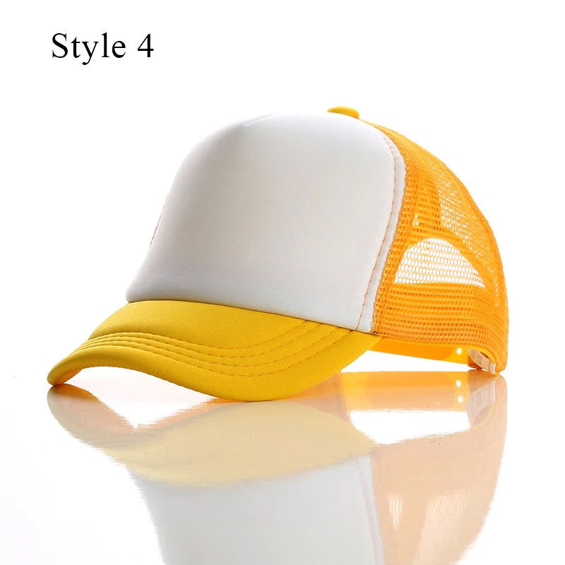 Children's Kids Baseball Cap for Girl Boy Spring Summer Baby Sun Hat Classic Solid Color Toddler Peaked Caps кепка Gorras TSF# - LOCKDEALZ